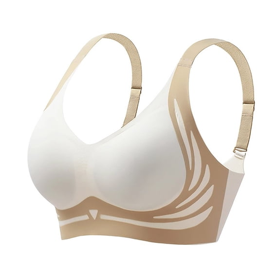 krdevn Caralush Bra, Wm Stylist Bra, Wmstylist Lush Fitting Bra, Lushfitting Powerful Push-Up Bra, Women's Wireless Bra with Seamless Smooth Comfort Wirefree T Shirt Bra