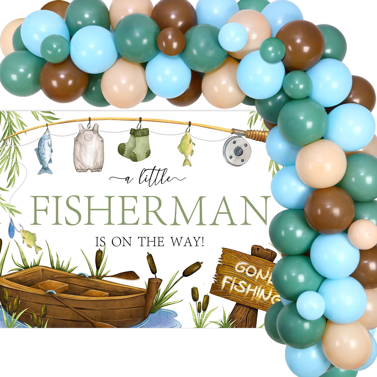 Kreat4joy Striscione Per Baby Shower Coltivato Localmente, Striscione