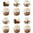 thumbnail image 1 of kreat4joy Buffalo Baby Shower Decorations Cupcake Toppers, 36pcs Bison Welcome Baby Shower Decor Cactus Cupcake Toppers for Boy Girl Baby Shower Decorations, 1 of 6