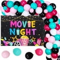 kreat4joy Movie Night Birthday DHF10 Party Decorations for Girls, Movie