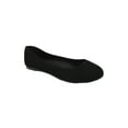 thumbnail image 1 of kreme Soda Women Shoes Ballet Flat Comfortable Gel Insole Round Toe Black Suede Nubuck, 1 of 2