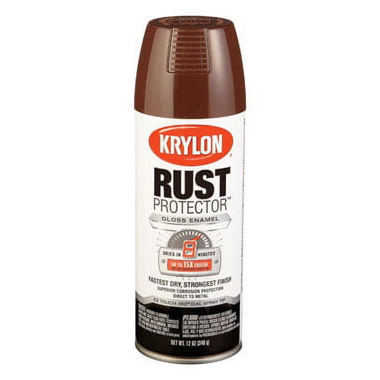 Rust-Oleum 7775830 Stops Rust Spray Paint, 12 oz, Gloss Leather Brown -  Spray Paints 