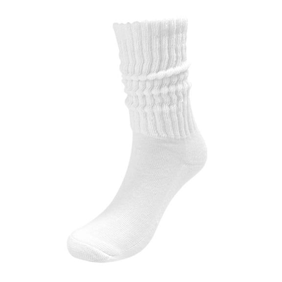 ktowifly 3 Pairs Knitting Cotton Socks for Women Casaul Breathable Soft Comfy Solid Color Trendy Sock