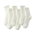 thumbnail image 1 of ktowifly 6 Pairs Fuzzy Socks for Women Thermal Thickened Warm Soft Comfy Fashionable Sleepwear Sock, 1 of 1