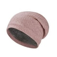 thumbnail image 1 of ktowifly Fleece Lined Knitted Caps for Women Men Winter Warm Thermal Soft Comfy Solid Color Trendy Hat, 1 of 5