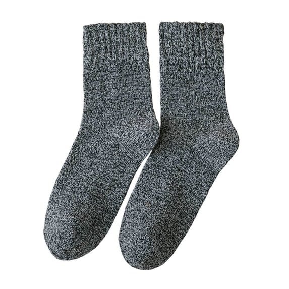 ktowifly Floor Socks for Women Men Solid Color Casual Thick Warm Soft Comfortable Casual Tube Sock