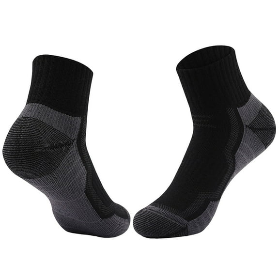 ktowifly Men's Ankle Medium Sports Crew Socks Runing Clycling Comfortable Casual Sock for All-Seasons