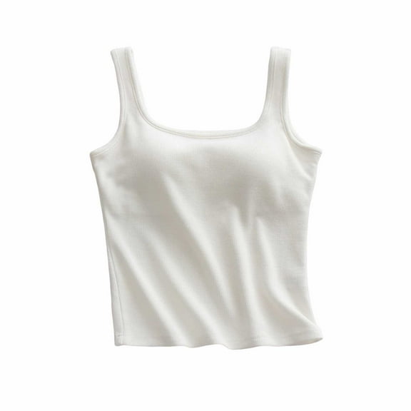 ktowifly Pajama Camisole for Women Sleeveless Casual Basic Tee Solid Color Tank Trendy Tops Nightwear