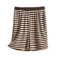 thumbnail image 1 of ktowifly Plus Size Womens Striped Shorts Pajamas Pants Lightweight Casual Elastic Waist Soft Sleepwear, 1 of 3