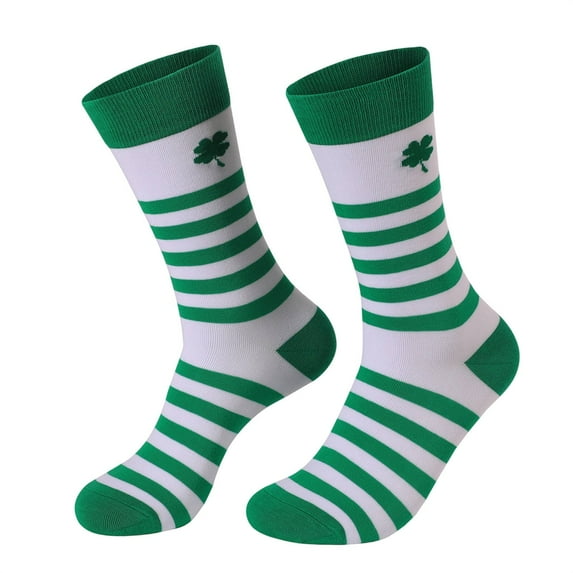 ktowifly St Patricks Day Cotton Quarter Socks for Men Cute Printed Casual Comfortable Soft Comfy Sock