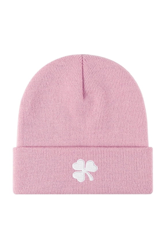 St Patricks Day Hat Shamrock Printed for Women Mens Men Cute Knitted Hat Soft Streetwear Caps