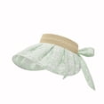 thumbnail image 1 of ktowifly Straw Hats for Women Summer Foldable Wide Brim Empty Top Lightweight Beach Cap for Vacation, 1 of 3