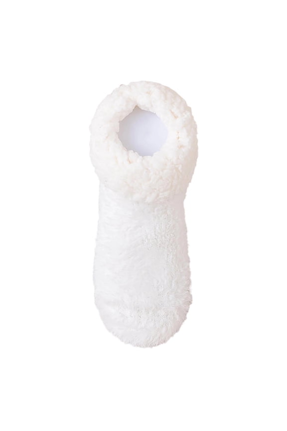 Women Winter Warm Socks Comfortable Soft Solid Color Floor Sleeping Sock for Cold Weather