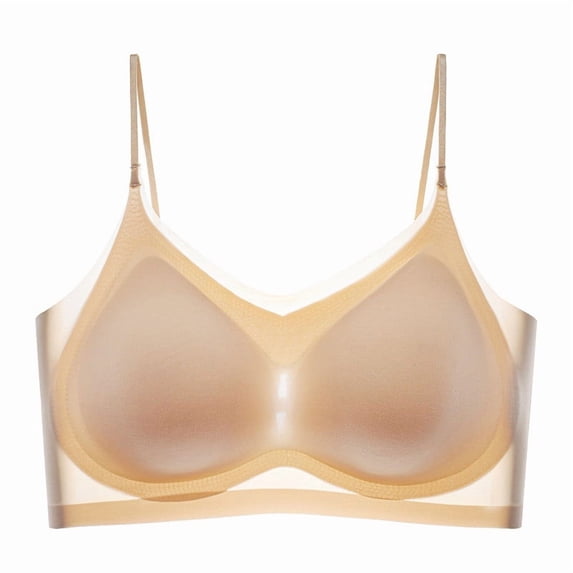 ktowifly Womens Wireless Bras No Underwire Spaghetti Strap Soft Breathable Lightweight Seamless Everyday Bra