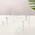thumbnail image 1 of kttectoa Acrylic Transparent Display Rack Multi-Tier Ladder Stand for Dolls Perfume Jewelry Cosmetics Collectibles Home Organizer 11.81x5.11in 8.14in 9.84in 12.4in Christmas, 1 of 6