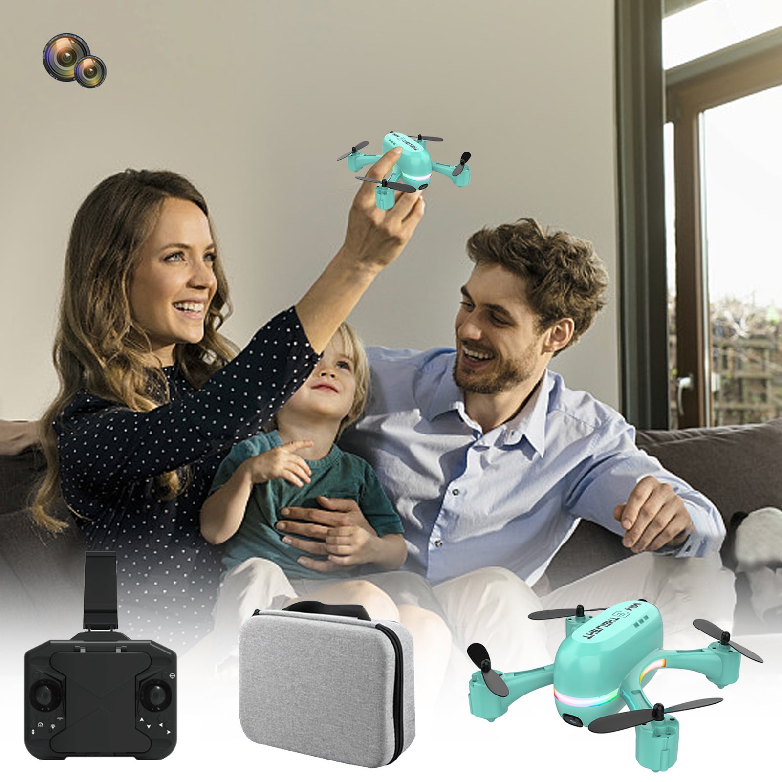 kttectoa Drones Gifts Drone with 1080P HD FPV Camera Remote Control ...