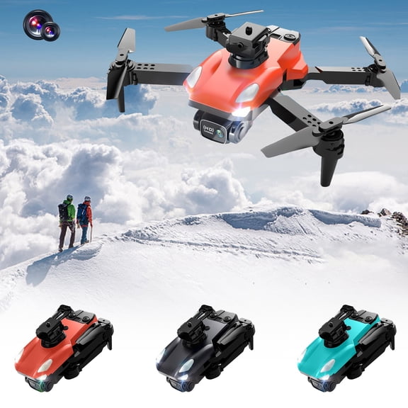 kttectoa Drones Gifts Foldable Drone with Camera HD 1080P Camera FPV Drone for Beginners Gesture Control, Obstacle AvoidanceHeadless Mode , WiFi RC Quadcopter,Cool Light Christmas
