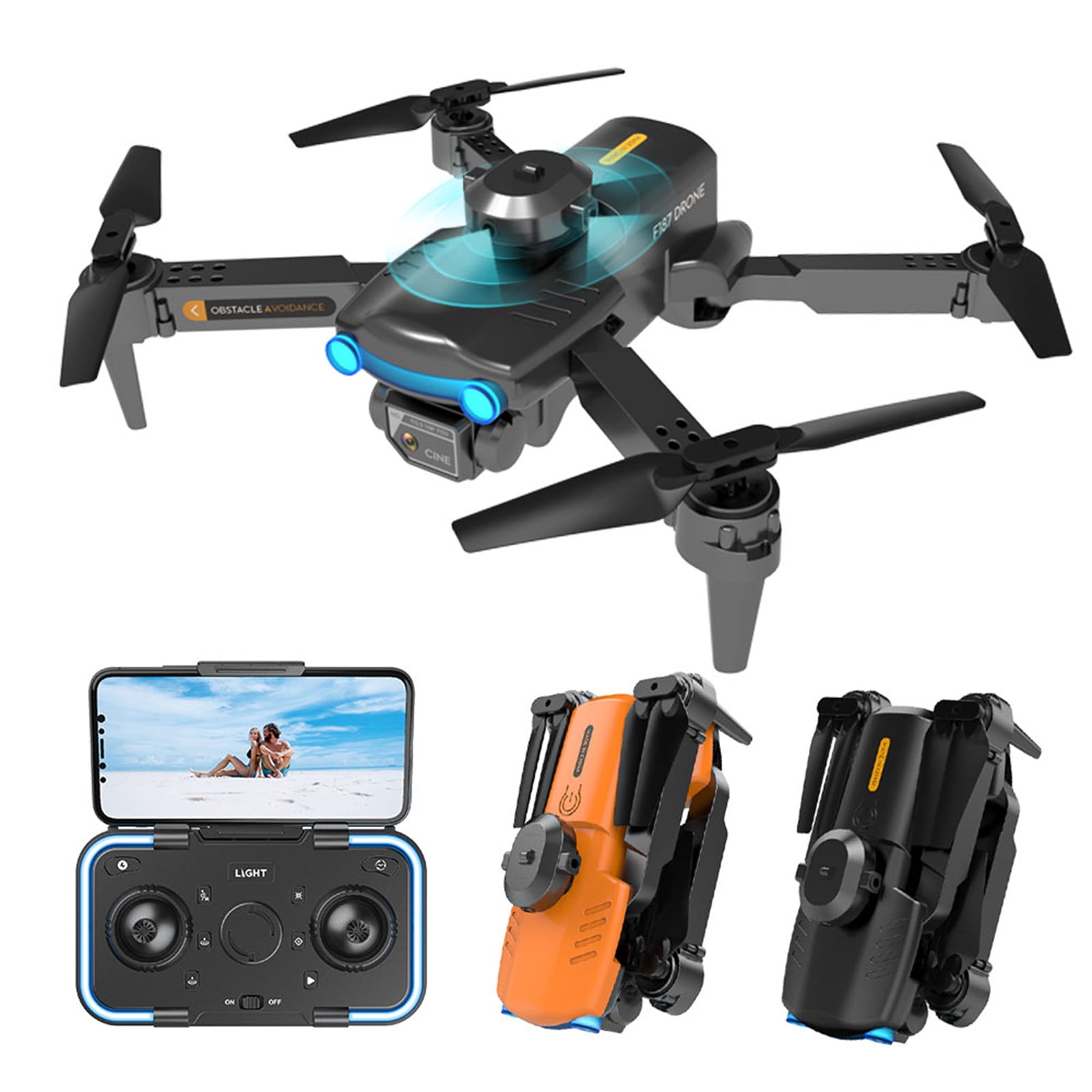kttectoa Drones Gifts Foldable FPV Drone with 1080P WiFi Camera for ...
