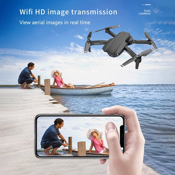 kttectoa Drones Gifts Folding UAV HD Aerial Quadrocopter Long-Endurance Remote Control Aircraft Christmas