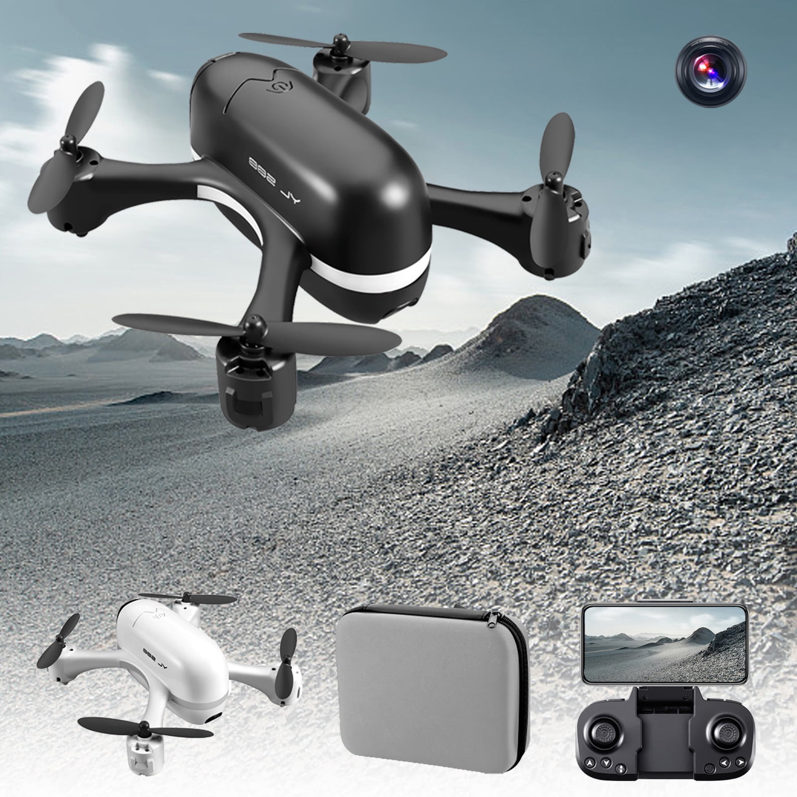 kttectoa Drones Gifts Mini Drone with 1080P Camera for Adults Foldable ...