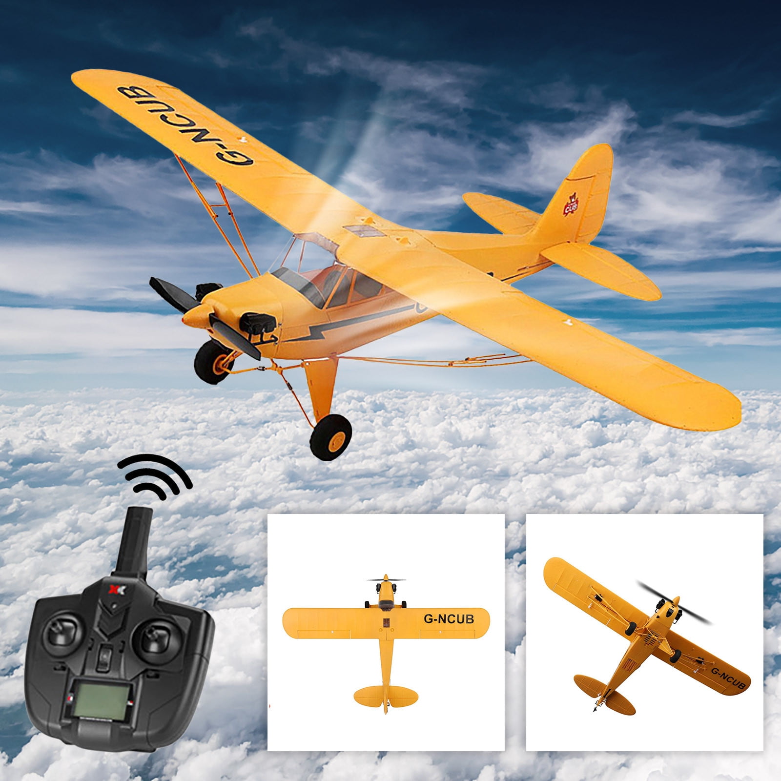 kttectoa Drones Gifts XK A160 RC Plane 3D High-performance 1406 Brushless Motor Airplane RC Drone Christmas