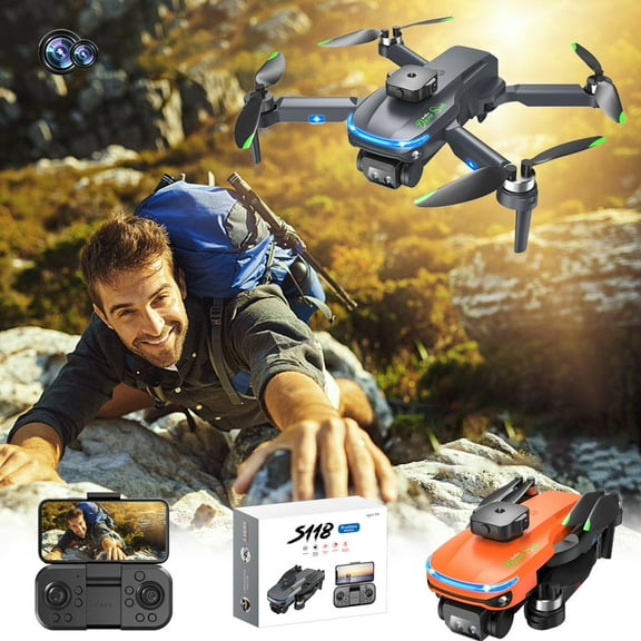 kttectoa Drones Gifts -camera Folding UAV 4K HD Aerial Photography Drone, Brushless Motor, Mobile Phone Control, Multiple Flight Modes Christmas