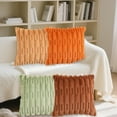 thumbnail image 1 of kttectoa Gifts Pillow Covers Pillow Cases Standard Size Pillow Cases Soft Sofa Pillowcase Velvet Cushion Case Flannel Pillow Sham Knit Throw Pillow Cover Thanksgiving Day Party 19.69*19.69in, 1 of 9
