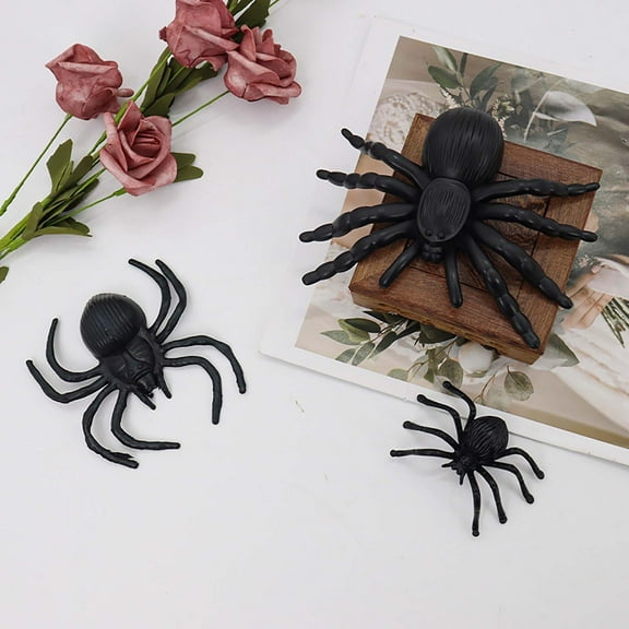 kttectoa Halloween Decorations Halloween Simulation Spider Insect Scene Layout Props Plastic Model Realistic Prank Decoration 12cm Halloween Decor Outdoor