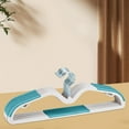 thumbnail image 1 of kttectoa Hangers Clothes Hangers Short Neck Hanger Non-Slip Thickened Clothes Hanger Household Storage Rack Plastic Hanger Space Saving Wardrobe Universal Hanger, 1 of 8