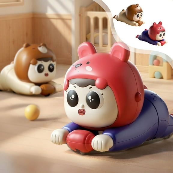 kttectoa Kids Toys Children Crawling Training Toy Infant Crawl Trainer Interactive Learning Crawler Musical Crawling Trainer Toys for Boys