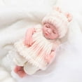 thumbnail image 1 of kttectoa Kids Toys Simulation Baby Doll 10-12 Inch Soft Plastic Reborn Girl Toy Realistic Features Art Collection Photography Prop 30x15x15cm Toys Toys for Ages Christmas Gifts, 1 of 2
