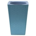 thumbnail image 1 of kttectoa Large Tall Planter Brick Texture Self-Watering Indoor Outdoor Flower Pot With Drainage Holes Modern Square Christmas Gifts Home, 1 of 2