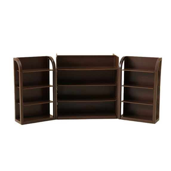 kttectoa Miniature Supermarket Four-Sided Shelves Display Stand Realistic Restaurant Kitchen Scene Photo Prop Model Christmas Gifts Home