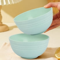 kttectoa Plastic Bowls- Microwave- Dishwasher Safe Cereal Bowl Large 12x6cm X 1pcs Christmas Gifts