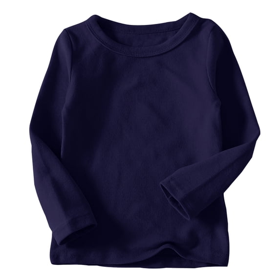 kttectoa Summer Tops for Girl Solid Hoodless Sweatshirts Long Sleeve Sweaters Pullover Fall Clothes Girls Long Sleeve Tops 6M-10T Cyber_Monday