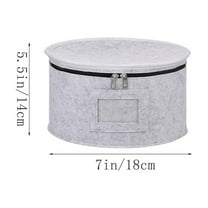 kttectoa Tableware Storage Bag Set Kitchen Organizer for Cups Plates Bowls China RV Moving Cabinet Foldable Storage 18x14cm Christmas Gifts Home