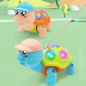 wycnly Kids Toys Leash Turtle Glowing Will Walk with Light Music Kids Boys and Girls Toys Toys for Boys