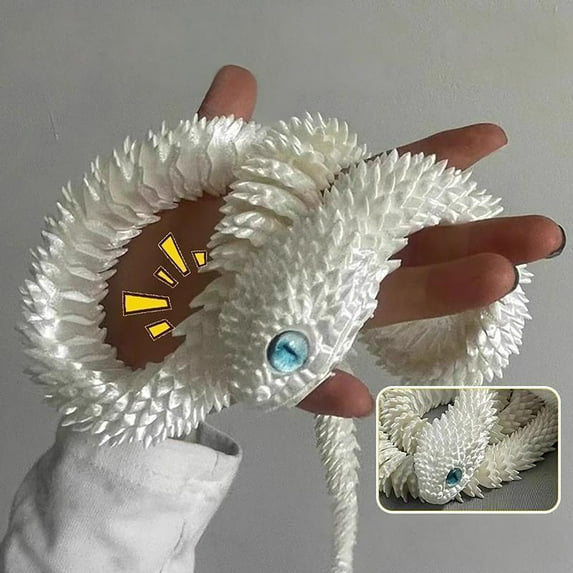 kttectoa Toys for Boys Three Dimensional Printed Snake Hand Toy Movable Joints Realistic Plastic Decorative Figurine 17.71x1.18in Lifelike Reptile Poseable Desk Decor Gift Christmas Gifts