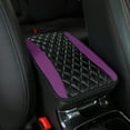 thumbnail image 1 of kttectoa Universal Leather Car Armrest Box Mat Center Console Cover 12.6x7.5in Waterproof Non-Slip Wearable Easy Install for Trucks SUVs Cars Minivans Christmas Gifts Home, 1 of 8