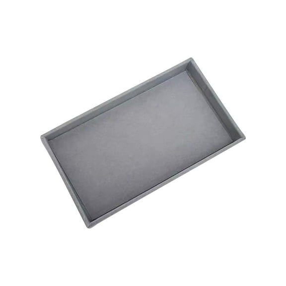 kttectoa Velvet Jewelry Display Storage Box Desktop Organizer Makeup Tray for Earrings Bracelet Ring Studs 21x12.3cm Christmas Gifts Home