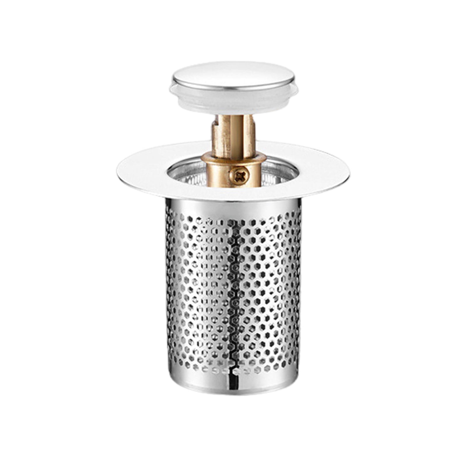 kuigmr Bathroom Sink Drain Plug Brass Core Drain Plug Universal ...