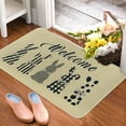thumbnail image 1 of kukli kitchen Easter Door Mat 30 X 17 Inch - Easter Bunny Welcome Doormat Indoor Outdoor Entrance Patio Floor Mat Non Slip Durable Easter Decor Rubber Mats, 1 of 6