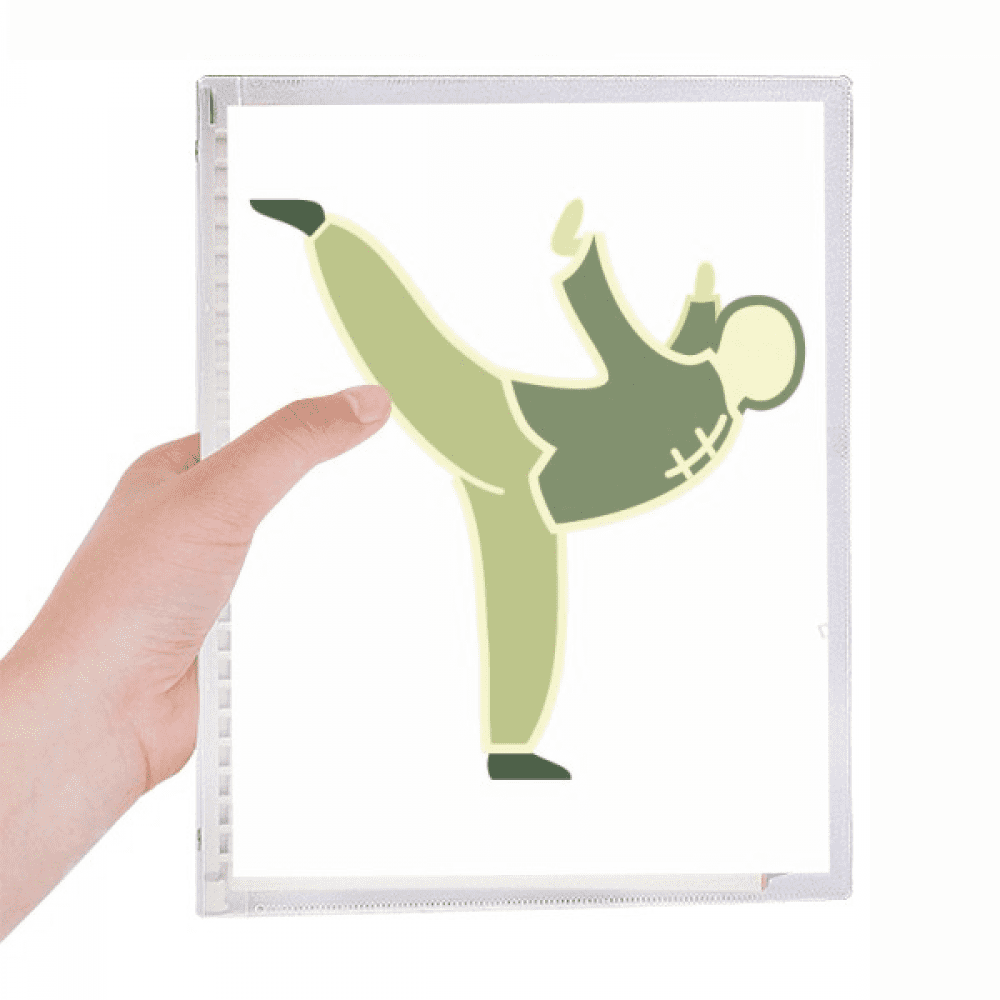 kungfu china pattern notebook loose diary refillable journal statiry