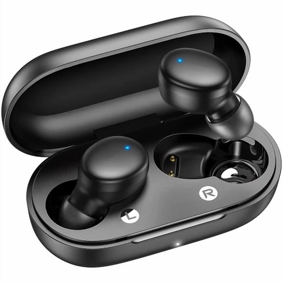 kurdene Wireless Earbuds Bluetooth 5.3 in Ear Buds Light Small Light, Black