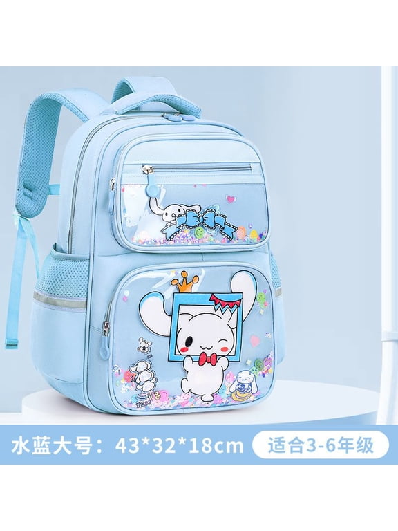 kuromi My melody Cinnamoroll cartoon bag large capacity multi-compartment lightening cute backpack waterproof backpack