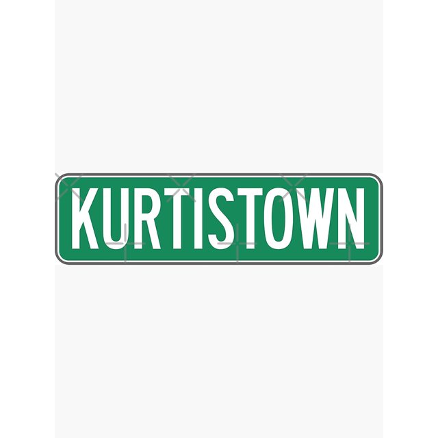 kurtistown sign kurtis conner Canvas Poster Decor Landscape Office