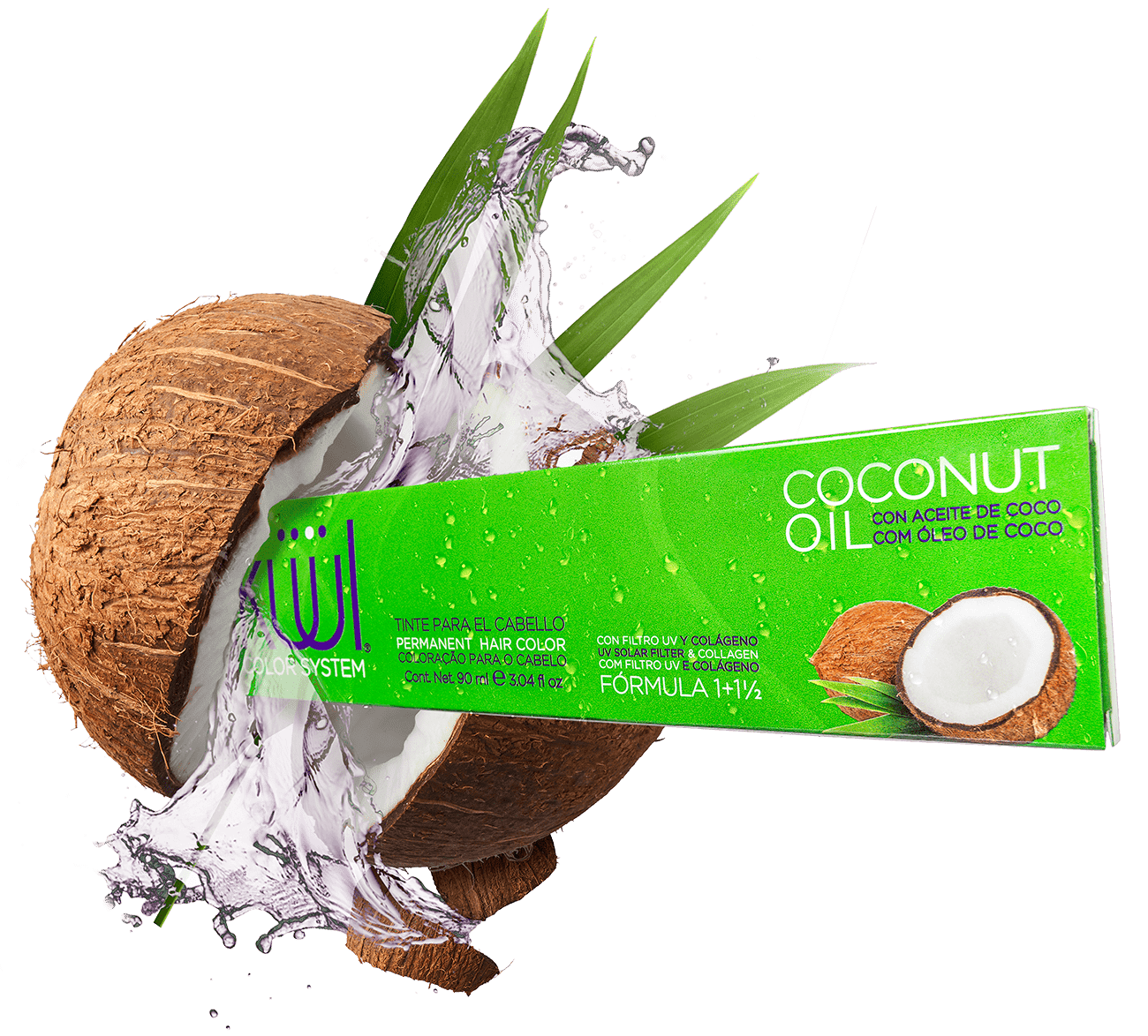 kuul color cream hair color 7 blonde 3.04oz