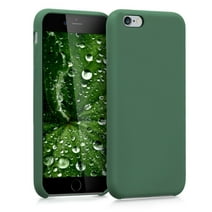 kwmobile Case Compatible with Apple iPhone 6 / 6S Case - TPU Silicone Phone Cover with Soft Finish - Dark Green