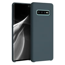 kwmobile Case Compatible with Samsung Galaxy S10 Plus / S10+ Case - TPU Silicone Phone Cover with Soft Finish - Dark Slate