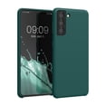 thumbnail image 1 of kwmobile Case Compatible with Samsung Galaxy S21 Case - TPU Silicone Phone Cover with Soft Finish - Turquoise Green, 1 of 8